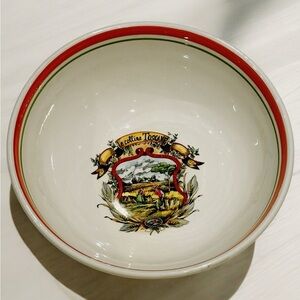 HiMark Pasta Serving Bowl 10 1/2" Stoneware Italy Buona San Remo -Excellent